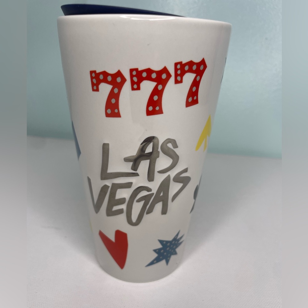 Starbucks Las Vegas Ceramic Travel Tumbler  with Lid